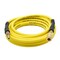 Interstate Pneumatics 1/4in 25 ft Yellow Hybrid Polymer Hose With 1/4in Brass Industrial 6-Ball Coupler & Steel Plug HH14-025H44BS - alternate 1